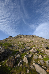 Climbing mountain ridge, Nasu, Tochigi, Japan