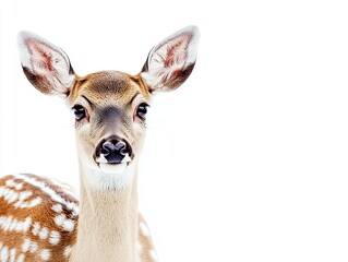 Obraz premium deer isolated on white background