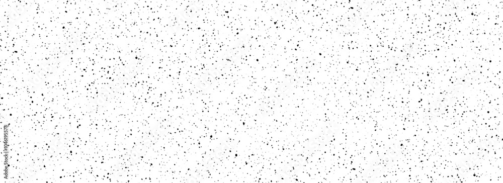 Poster dirty dotted seamless pattern. black and white grunge sprinkles, particles, dust and splashes wallpa