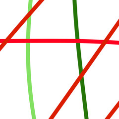 Red green lines abstract backdrop