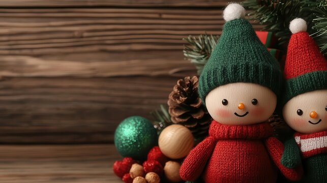 Christmas elves working in Santas workshop, colorful toys and busy holiday preparations