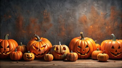 Happy Halloween wallpaper featuring pumpkins and festive typography on October 31st , Halloween, pumpkins
