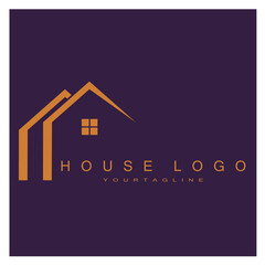 house logo design for architectural buildings vector construction