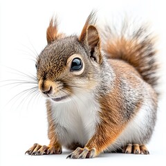 Obraz premium squirrel isolated on white background