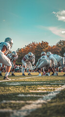 Passionate Display of Sportsmanship and Teamwork in Junior Varsity Football Game