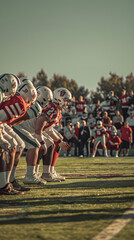 Passionate Display of Sportsmanship and Teamwork in Junior Varsity Football Game