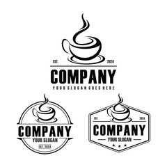 coffee logo , cafe logo vector