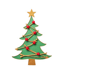 Obraz premium christmas tree isolated on white background png