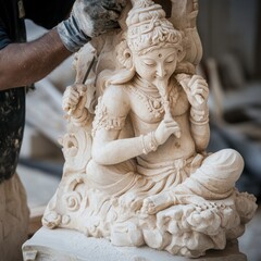 World festivals with traditional stone carving --v 6.1 Job ID: a6329d7e-b73b-4cbd-bbf1-41ad64769d0a