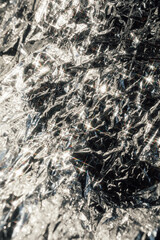 sparkling silver metallic mylar party background