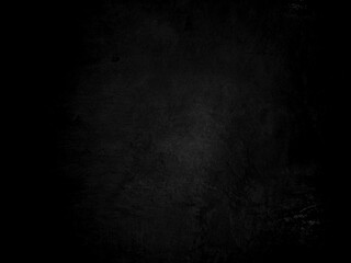 Dark and wall concrete studio interior, cement floor and lines paint black background
