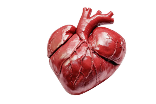 Red Heart Model with Detailed Anatomy