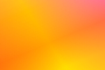 Yellow orange bright gradient. Nature summer blurred background. Warm light on juicy background. Bright positive background. Made in grunge style.