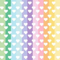 Cute Kawaii Pastel Background Pattern with Soft Colors &ndash; Adorable Design