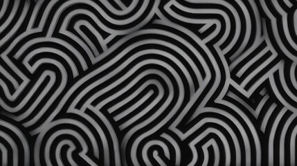 Fototapeta premium Sharpedged geometric patterns forming an abstract maze, basic shapes, maze abstraction