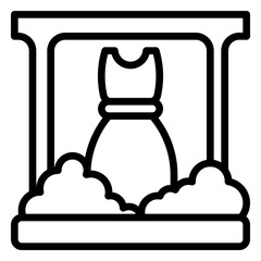 organize icon, line icon style