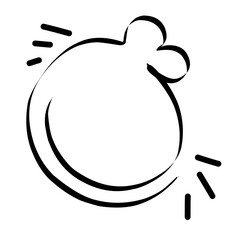 Cute hand drawing kid