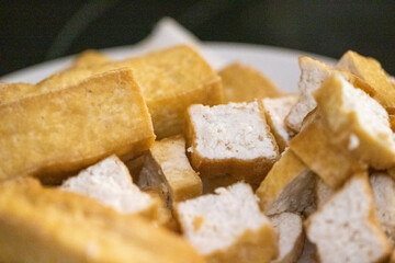 Bunch of Fried Tofu