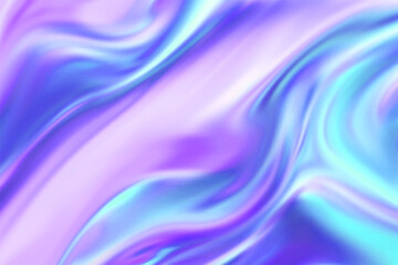 Obraz premium Swirling teal and purple abstract background with fluid, organic shapes