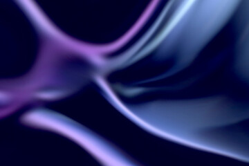 Swirling teal and purple abstract background with fluid, organic shapes