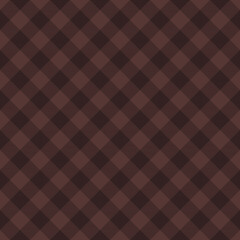 Coffee House Plaid Check Seamless Pattern - Cute plaid check repeating pattern design