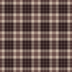 Coffee House Plaid Check Seamless Pattern - Cute plaid check repeating pattern design