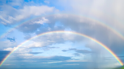 Rainbow After Rain Sky