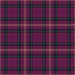 Obraz premium Dark Moody Autumn Plaid Check Seamless Pattern - Cute plaid check repeating pattern design