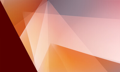 Red light abstract gradient geometric vector background design. Template for web, poster, banner and wallpaper