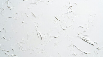 A white wall with a white paint splatter on it