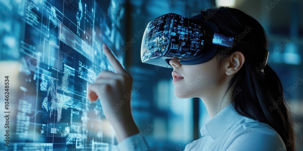 Poster Digital transformation technology strategy, digitization and digitalization of business processes and data, optimize and automate operations, customer service management,