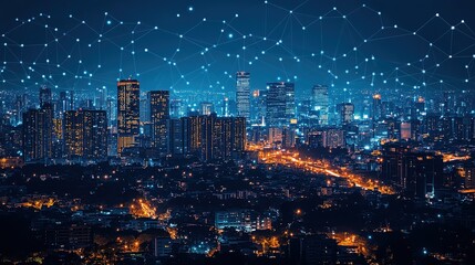 smart construction project where an engineer and site manager are using digital technologies to monitor equipment and ensure real-time adjustments are made