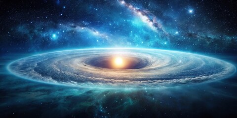 Fototapeta premium Stunning image of the universe reflecting its beginning