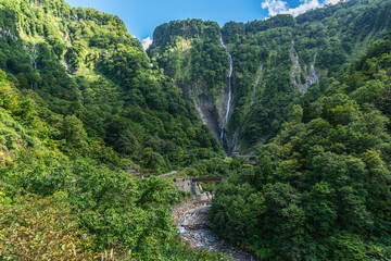 富山県中新川郡立山町 幻の滝 ハンノキ滝