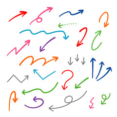 手書き 矢印 セット