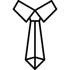 Naklejka premium Tie Icon