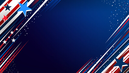 USA Color background concept for independence, veterans, labor, memorial day and events