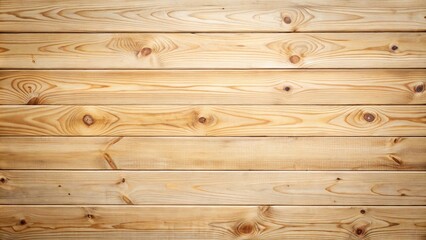 Naklejka premium Forced perspective light brown wooden plank textured background