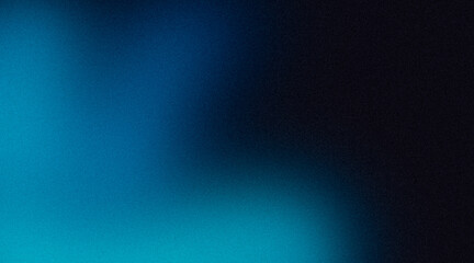 Dark blue sea sky black color grainy backdrop design. Abstract noisy color flow, wave shaped gradient, rough, Vibrant, dark, grungy, website header, cover, banner, poster
