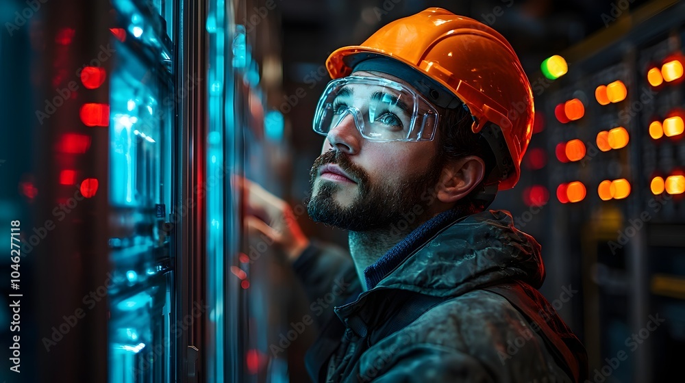 Poster skilled engineer leveraging iot powered monitoring systems to optimize refrigerator production workf