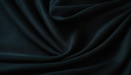 Obraz premium Elegant Black Satin Photo Texture Background Smooth and Luxurious Surface 10