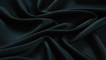 Obraz premium Elegant Black Satin Photo Texture Background Smooth and Luxurious Surface 4