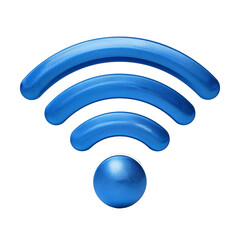 3D Bluetooth Connectivity Symbol isolated on white background