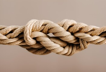 Tangled large rope, durable and ready for reuse, perfect for various tasks or repurposing in projects.
