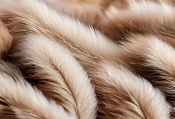 Faux fur fabric designed to replicate the look and feel of natural animal hides and textures.


