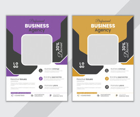 Promotional flyer or brochure template, a4 flier design.