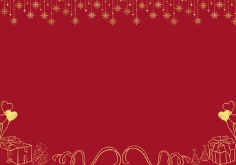 Beautiful Christmas and New year festival background 