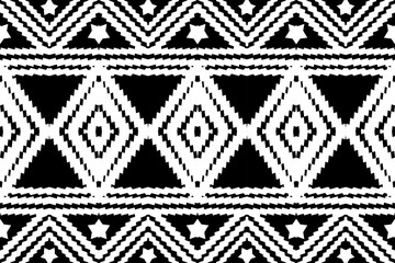 Minimalist Black and White Diamond Pattern: Seamless Design for Chic Fabrics, Wallpapers, and Home Decor