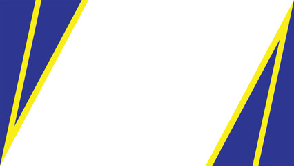 blue and yellow background with stripes and lines