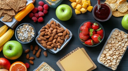 Brain food for exam prep, featuring snacks and meals designed to optimize memory retention and mental stamina during study sessions